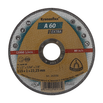 DISC DEBITARE METAL 125X1.0MM / A60EXTRA foto