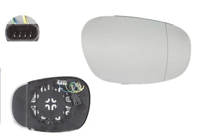 Geam oglinda exterioara cu suport fixare Bmw Seria 1 (E81/E82/E87/E88), 2009-10.2013; Seria 3 (E90/E91), 08.2008-06.2012; Seria 3 (E92/93) Coupe/Cabr foto