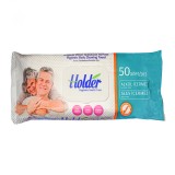 Servetele Umede Adulti Holder, 50 buc, Glicerina, Capac, Igienice, Fara Alcool, 25x20cm