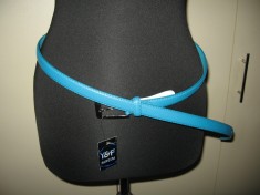 Curea noua piele albastra (lg 125)