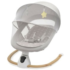 Sezlong balansoar, New Baby, Smart, Pana la 9 kg, Include cronometru si detector de miscare, Cu 5 viteze de leganare, Cu sunete foto