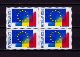 Cumpara ieftin RO 2000 , LP 1501 ,&quot;Uniunea Europeana - Romania 2000 &quot; , bloc de 4,MNH