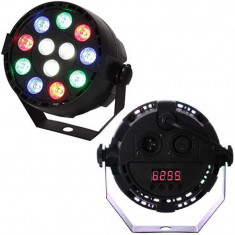 Proiector mini PAR LED RGBX, 12 x 1 W, LED, 7 canale