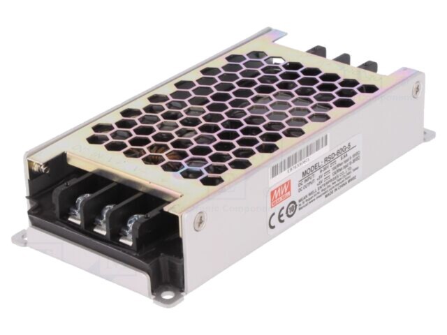 Convertor DC/DC MEAN WELL 60W 9-36VDC la 5VDC 12A RSD