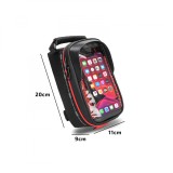 Gentuta impermeabila Heyner pentru bicicleta cu suport telefon
