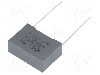 Condensator cu polipropilena, 1&micro;F, 275V AC, 560V DC, KEMET - R46KN410040P0M