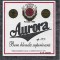 NI514 Etichetă bere blondă superioară Aurora, 1995-1996, SC Aurora SA Brașov
