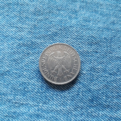 1 Deutsche Mark 1989 F Germania marca RFG foto