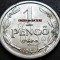 Moneda istorica 1 PENGO - UNGARIA, anul 1944 *cod 444 A = ERORI de BATERE
