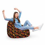 Fotoliu Puf Bean Bag tip Para XL Gaste si Fluturi