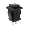 Intrerupator fara retinere, 1.5A, 250V, 14x14x19mm, negru, 168465