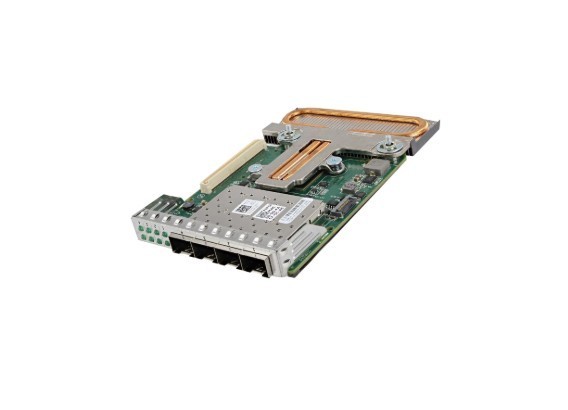 Placa de retea server Dell Emulex Quad Port 10Gb SFP+ Daughter Card DP/N F6PCP