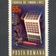 Romania.1972 100 ani Fabrica de Timbre YR.541