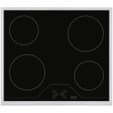 Plită ceramică &icirc;ncorporabilă HOMEFORT HFBK64T2B, cadru metalic, 6000 W, senzor tactil, blocare pentru copii,