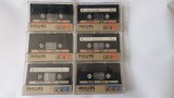 CASETA AUDIO PHILIPS UC II 60 SI UC II 90 , LOT 6 BUCATI