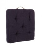 Cumpara ieftin Set 3 perne podea bumbac negru Mayuri 60x60x10 cm
