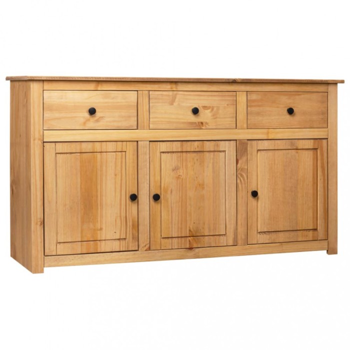 vidaXL Servantă, 135x40x80 cm, lemn masiv pin, gama Panama 282703