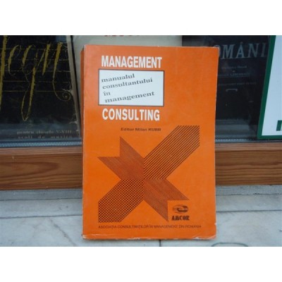 Management consulting - Manualul consultantului in management , Dr. George Plesoianu , 1992 foto