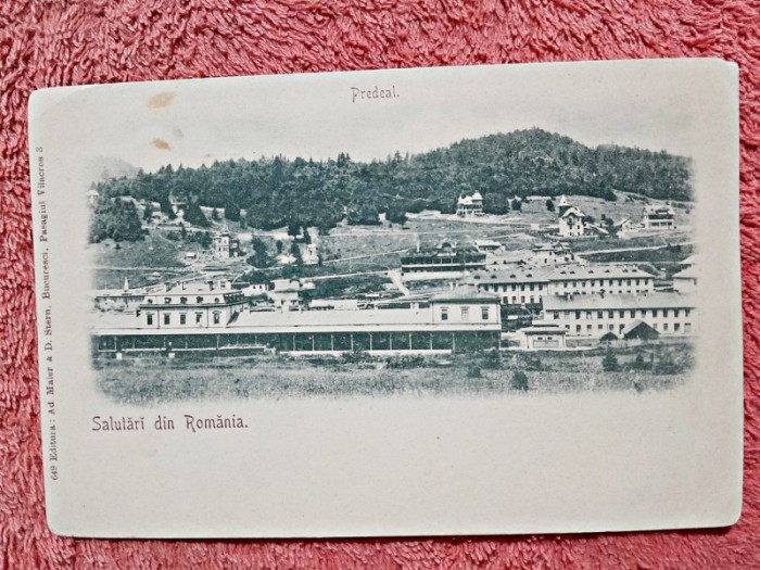 Carte postala, Predeal, inceput de secol XX
