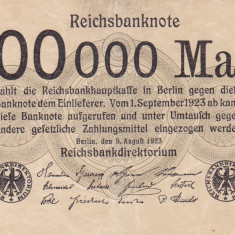 GERMANIA 200.000 marci 1923 VF+++!!!