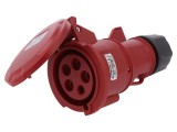 Conector AC trifazat 32A 380/415V Soclu Mamă
