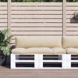 VidaXL Perne pentru paleți, 2 buc., bej, material textil
