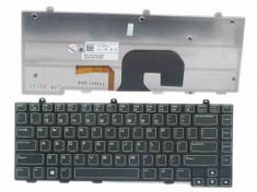 Tastatura laptop Dell Alienware M14x R2 neagra layout US cu iluminare foto