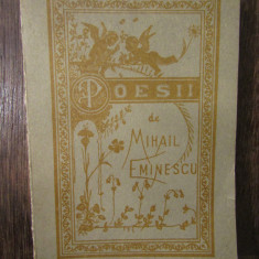 MIHAIL EMINESCU - POESII reproducere 1884