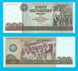Germania RDG (p#32) 200 Mark 1985 UNC &#039;Neemisă &icirc;n circulație&#039; serie: AC7326711