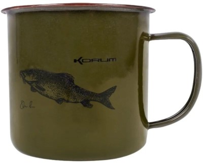 Cana KORUM Classic Emajlirana Salica Barbel, 330ml foto