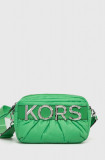 Cumpara ieftin MICHAEL Michael Kors poseta de piele culoarea verde