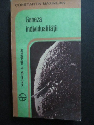 Geneza individualitatii foto