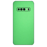 Cumpara ieftin Set Folii Skin Acoperire 360 Compatibile cu Samsung Galaxy S10 (Set 2) - ApcGsm Wraps Glow Green, Verde, Oem