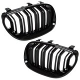 Cumpara ieftin Set 2 Grile Duble BMW Seria 5 E60 E61 2003-2010