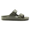 Papuci Unisex Birkenstock Arizona 1019152 Kaki EVA, Marimea 39, Talpa Ingusta, Impermeabili