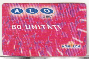 bnk card Romania - Alo Mobil Rom - 60 unitati 04/00 - RO-DIA-ALO-0007-0004