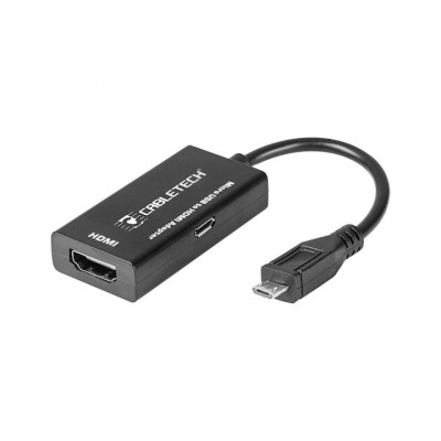 Cablu adaptor MHL Micro USB - HDMI Full HD foto