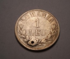 1 leu 1874 Gaurita foto