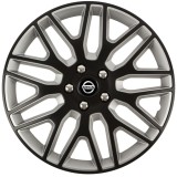 Set 4 Capace Roti 17 inchi (R17) Dakar Negru-Gri, Compatibile Cu Nissan
