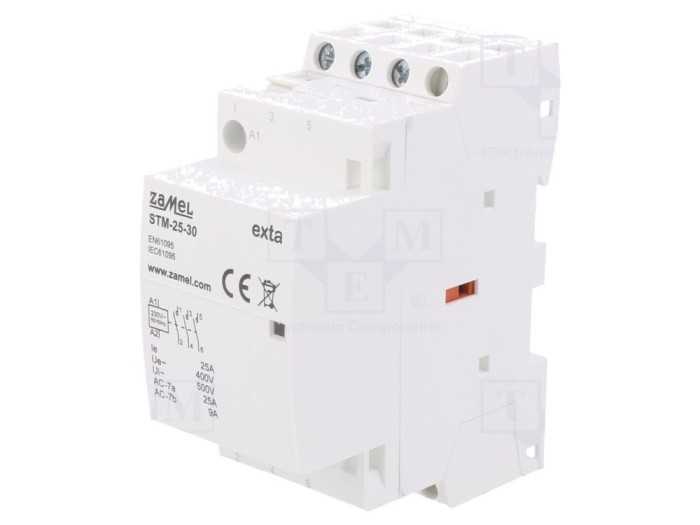 Contactor 3P 25A 230V NO