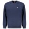 Bluza barbati, cu mini logo brodat, Regular fit, Bleumarin, M