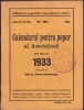 870SPN Calendarul Asociațiunii pe anul 1933 semnat Meteș