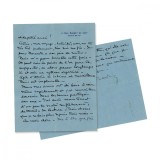 Scrisoare olografă trimisă de Cella Delavrancea - D