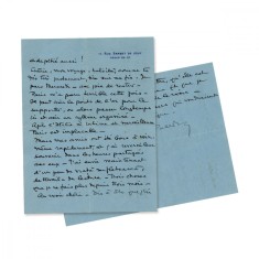 Scrisoare olografă trimisă de Cella Delavrancea - D