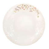 Set 6 Farfurii Adanci din Opal Alb Model Garden 23cm DNC60217