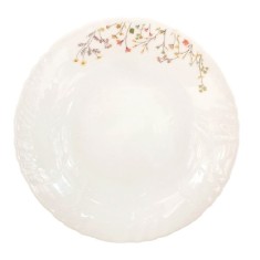 Set 6 Farfurii Adanci din Opal Alb Model Garden 23cm DNC60217 foto