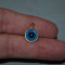 PANDANTIV AUR 14K + Amuleta Noroc - Ochiul Turcesc - The evil eye -1.2cm!