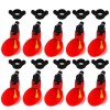 Adapatoare Pasari Automata, Plastic, 7.6x5x4.5cm, Rosu - Set 10 Bucati