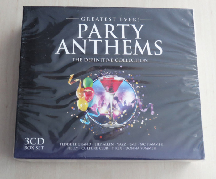 Greatest Ever Party Anthems 3CD (EMF, MC Hammer, Madness, Culture Club)