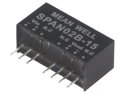Convertor DC/DC 2W 18-36V la 15V 134mA SIP8 foto